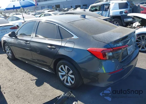 2024 Honda Civic Lx из США, поврежденный, VIN 2HGFE2F21RH558885